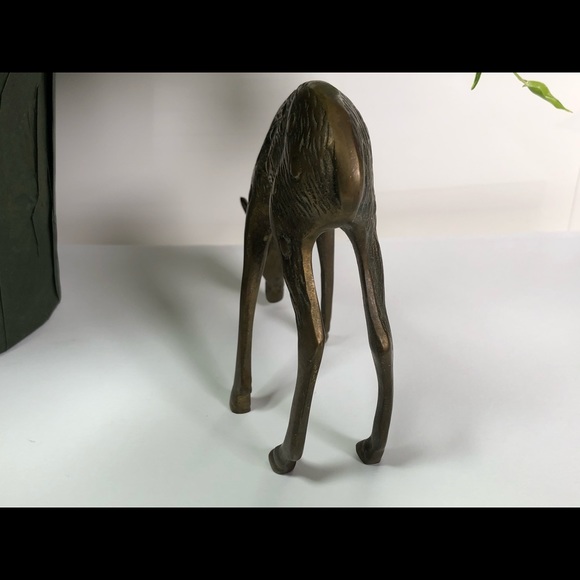 Vintage decorative brass deer 🦌 figurine - Picture 13 of 15